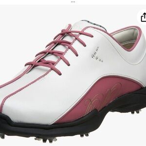 Callaway Women's White and Pink Sivan Golf Shoes